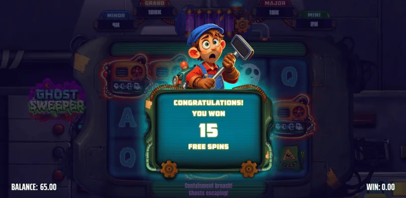 Ghost Sweeper - Nagsimula ang Libreng Spins