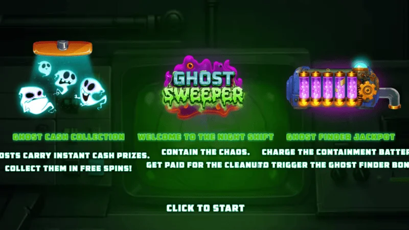 Ghost Sweeper - Main Menu Bago ang Simulang Sesyon